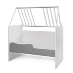 Kép 2/3 - Lorelli Multi kombi ágy 190x72 - White Stone Grey