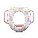 Kép 2/2 - Lorelli párnázott WC szűkítő fogantyúval - Pink Princess