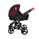 Kép 2/10 - Lorelli Rimini multifunkciós babakocsi - Ruby Red&Black