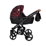 Kép 3/10 - Lorelli Rimini multifunkciós babakocsi - Ruby Red&Black