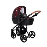 Kép 1/10 - Lorelli Rimini multifunkciós babakocsi - Ruby Red&Black
