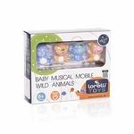Kép 2/2 - Lorelli Zenélő forgó - Wild Animals