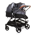 Kép 2/7 - Chipolino Duo Smart iker babakocsi - Silver Gray