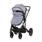 Kép 3/7 - Chipolino Amore babakocsi mózessé alakítható sportrésszel - Ash Grey
