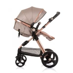 Kép 7/7 - Chipolino Havana babakocsi mózessé alakítható sportrésszel - Golden Beige