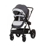 Kép 2/7 - Chipolino Havana babakocsi mózessé alakítható sportrésszel - Silver Grey