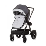 Kép 3/7 - Chipolino Havana babakocsi mózessé alakítható sportrésszel - Silver Grey