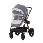 Kép 4/7 - Chipolino Havana babakocsi mózessé alakítható sportrésszel - Silver Grey