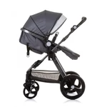 Kép 7/7 - Chipolino Havana babakocsi mózessé alakítható sportrésszel - Silver Grey