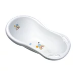 Kép 2/2 - Lorelli piskóta kád leeresztő dugóval 84cm - Rainbow white