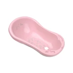 Kép 2/3 - Lorelli Kád 84 kád leeresztő dugóval csúszásgátlóval - Little Stars Pink