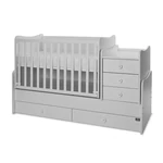 Kép 4/10 - Lorelli Maxi Plus kombi ágy 70x160 - Trio White