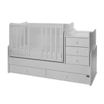 Kép 6/10 - Lorelli Maxi Plus kombi ágy 70x160 - Trio White
