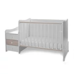 Kép 7/10 - Lorelli Maxi Plus kombi ágy 70x160 - Trio White/Ligh Oak