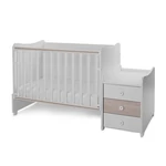 Kép 8/10 - Lorelli Maxi Plus kombi ágy 70x160 - Trio White/Ligh Oak