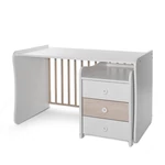 Kép 9/10 - Lorelli Maxi Plus kombi ágy 70x160 - Trio White/Ligh Oak