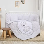 Kép 1/2 - Lorelli 5 részes ágynemű garnitúra - Little Bear Grey
