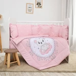 Kép 2/2 - Lorelli 5 részes ágynemű garnitúra - Little Bear Pink