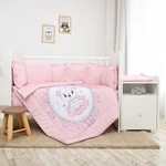 Kép 2/2 - Lorelli ágynemű garnitúra Trend kombi ágyhoz - Little Bear Pink