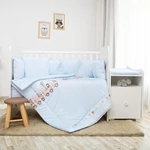 Kép 1/2 - Lorelli ágynemű garnitúra Trend kombi ágyhoz - Train Blue