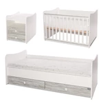 Kép 2/8 - Lorelli Combo kombi ágy 70x170 - White Artwood