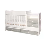 Kép 7/8 - Lorelli Combo kombi ágy 70x170 - White Artwood