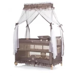 Kép 1/4 - Chipolino Palace multifunkciós utazóágy szúnyoghálóval - Bear beige
