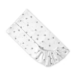 Kép 1/2 - Lorelli gumis lepedő 60x120 + 15cm - Train Grey