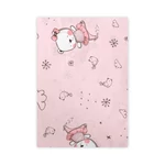Kép 2/2 - Lorelli Matracvédő lepedő 150x100cm - Pink Ballerina Bear