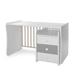 Kép 5/6 - Lorelli Maxi Plus kombi ágy 70x160 - White/Stone Grey új