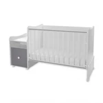 Kép 3/8 - Lorelli Trend PLUS kombi ágy 70x165 - White Stone Grey ÚJ