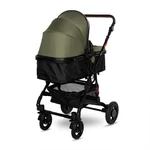 Kép 4/10 - Lorelli Alba multifunkciós babakocsi + adapter - Premium Loden Green