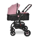 Kép 2/7 - Lorelli Alba multifunkciós babakocsi + adapter - Premium Pink