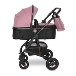Kép 3/7 - Lorelli Alba multifunkciós babakocsi + adapter - Premium Pink