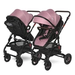 Kép 6/7 - Lorelli Alba multifunkciós babakocsi + adapter - Premium Pink
