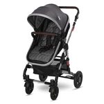 Kép 5/7 - Lorelli Alba multifunkciós babakocsi + adapter - Premium Steel Grey