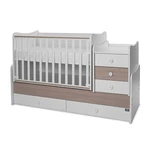 Kép 4/10 - Lorelli Maxi Plus kombi ágy 70x160 - White & Amber ÚJ