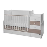 Kép 5/10 - Lorelli Maxi Plus kombi ágy 70x160 - White & Amber ÚJ