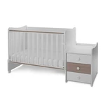Kép 8/10 - Lorelli Maxi Plus kombi ágy 70x160 - White & Amber ÚJ