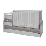 Kép 3/10 - Lorelli Maxi Plus kombi ágy 70x160 - White & Artwood ÚJ