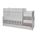 Kép 6/10 - Lorelli Maxi Plus kombi ágy 70x160 - White & Artwood ÚJ