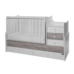 Kép 7/10 - Lorelli Maxi Plus kombi ágy 70x160 - White & Artwood ÚJ