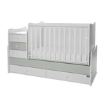 Kép 2/10 - Lorelli Maxi Plus kombi ágy 70x160 - Milky & Milky Green ÚJ