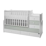 Kép 4/10 - Lorelli Maxi Plus kombi ágy 70x160 - Milky & Milky Green ÚJ