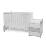 Kép 8/10 - Lorelli Maxi Plus kombi ágy 70x160 - Milky & Milky Green ÚJ