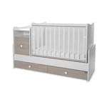 Kép 2/10 - Lorelli Trend PLUS kombi ágy 70x165 - White & Amber ÚJ