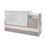 Kép 5/10 - Lorelli Trend PLUS kombi ágy 70x165 - White & Amber ÚJ