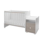 Kép 7/10 - Lorelli Trend PLUS kombi ágy 70x165 - White & Amber ÚJ