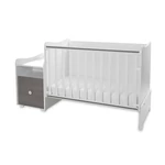 Kép 6/10 - Lorelli Trend PLUS kombi ágy 70x165 - White & Caffe ÚJ