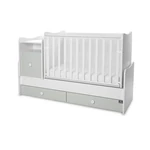 Kép 2/10 - Lorelli Trend PLUS kombi ágy 70x165 - White & Milky Green ÚJ